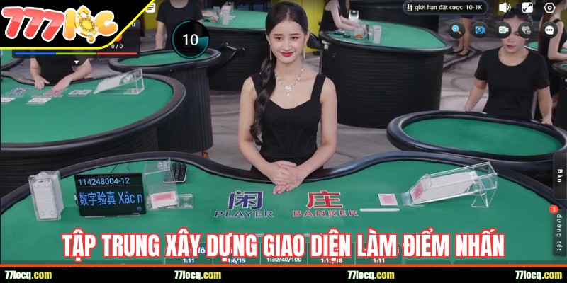 Tập trung xây dựng giao diện tạo điểm nhấn Tập trung xây dựng giao diện tạo điểm nhấn