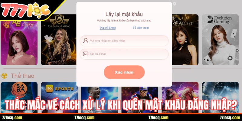 Thắc mắc về cách khắc phục sự cố quên mật khẩu? Thắc mắc về cách khắc phục sự cố quên mật khẩu?