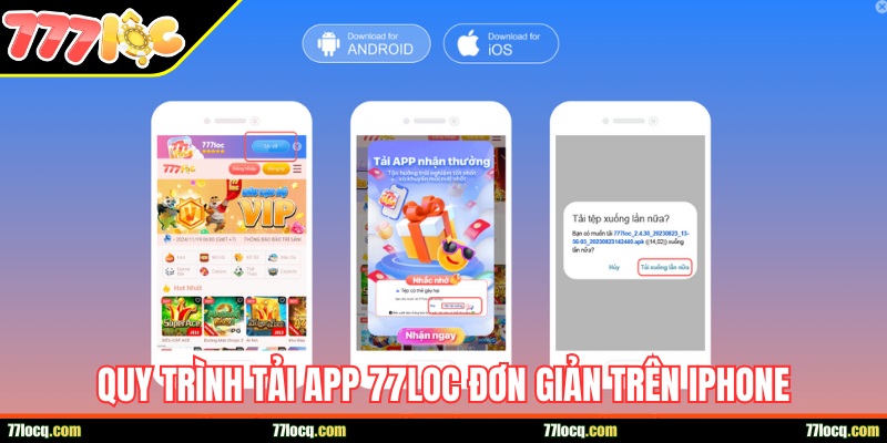 Thủ tục tải app 77loc đơn giản trên iPhone Thủ tục tải app 77loc đơn giản trên iPhone